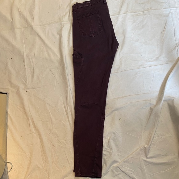 RAG & BONE Men’s Burgundy Jeans Sz 32 - Picture 3 of 11